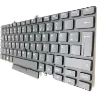 T-ProTek DUITS - Zwart toetsenbord met verlichting, compatibel met Dell Latitude 14 7410 K7C9T