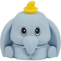 Paladone Disney Dumbo SquishyGlo siliconen nachtlampje – officieel gelicentieerde zachte, oplaadbare olifantenlamp met automatische uitschakeltimer voor slaapkamers & huis –