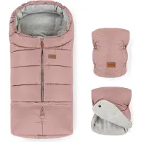 Petite&Mars Jibot 3-in-1 winterslaapzak en Jasie-hoedenset - Oudroze