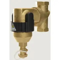 Spirotech Spirotrap MBC 1-inch slibafscheider met magneet, draaiflens en afvoerventiel