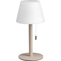 Luxus - Draadloze Tafellamp Billy - Taupe - 30cm - Voor binnen en buiten - Waterbestendig - Oplaadbaar