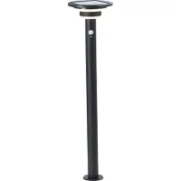 Brilliant Garvina - Buiten sokkellamp - Hoogte 85 cm- LED 3W - Solar - 430 lm - 3000K - IP44 - zwart