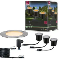 Paulmann P+S Floor Set insect friendly 94717 Verlichtingssysteem Plug&Shine LED-buiteninbouwlampen (basisset) LED 13.5 W Goud Antraciet