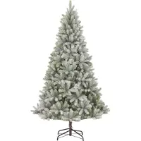 Black Box Trees Trees Nagoya Kunstkerstboom - H210 x Ø115 cm - Groen Frosted