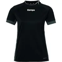 Kempa Prime Short Sleeve T-shirt Zwart L Vrouw