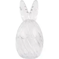 Clayre & Eef Glazen potje Ei Ø 9x17 cm Transparant Glas