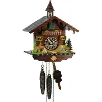 Trenkle - 1504 - Chalet-koekoeksklok - 1-daags kettingaangedreven uurwerk - Koekoek Classic