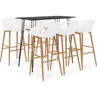 Syfax 7-delige Barset zwart en wit