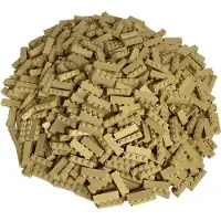 LEGO 1x4 stenen, hoge stenen, lichtbeige - 3010, NIEUW! Aantal: 50x