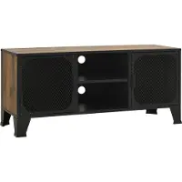 Syfax Tv-meubel 105x36x47 cm metaal en MDF rustiek bruin