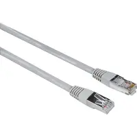 Hama RJ45 netwerkkabel, patchkabel CAT 5e F/UTP 15 m grijs PVC-mantel, gedraaide paren 1 st. () - 00200919