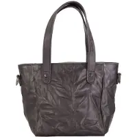 Cinque Nicoletta Shopper Tas Leer 28 cm schwarz
