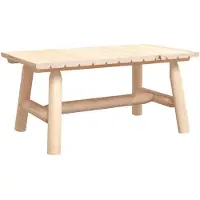 vidaXL Salontafel 90x50x41 cm massief vurenhout