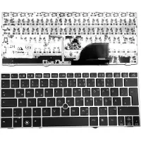 T-ProTek Toetsenbord + trackpoint, compatibel met HP EliteBook 2170p-B6Q12EA, 2170p-C0K23EA