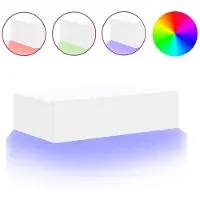 vidaXL Tv-meubel met LED-verlichting 60x35x15,5 cm wit