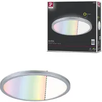 Paulmann 71018 P Atria Shine 12W RGBW 293mm chr mt Ks LED-plafondlamp LED 12 W Chroom (mat)