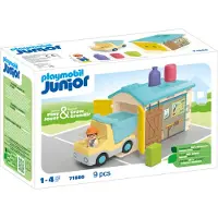 Playmobil Junior: Truck With Garage Transparant Kinderen