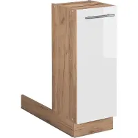 Vicco Fame-Line Keukeneiland – 30 cm zonder werkblad Wit Hoogglans