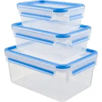 Tefal MasterSeal Fresh K3028912 Vershouddoos - Set van 3 - 100% Lekvrij - Vershoudbakjes - Geschikt voor Mealprep