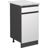 Vicco R-Line Keukenonderkast – 40 cm WB Marmer Wit
