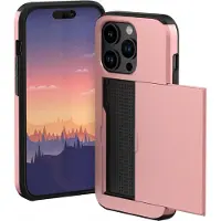 IMoshion Backcover met pasjeshouder voor de Apple iPhone 15 Pro - Rosé Goud