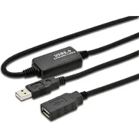 Digitus USB Verlengkabel 10.00 m Zwart
