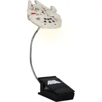 Paladone Star Wars Millennium Falcon Clip On Book Light – Officieel Gelicentieerde Disney Leeslamp, 3 Lichtmodi-