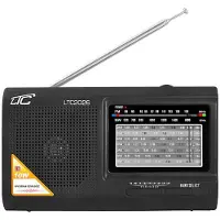 Ltc Audio 2026 Wilga radijas (FM, MW, KW), Radio, Zwart