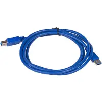 Akyga Usb 3.0 Kabel A(M) - B(M) Voor Computer En Printer 1,8M Blauw