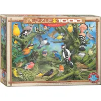 Eurographics Garden Birds - Joahn Francis Puzzel (1000 stukjes)