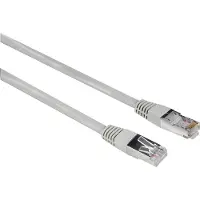 Hama 00200918, 10 meter, Cat5e, F/UTP (FTP), RJ-45, RJ-45, grijs