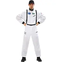 Widmann Astronaut Jumpsuit Heer Wit - Maat XXL