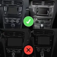 AWESAFE Autoradio - Draadloos Apple CarPlay Android Auto - Geschikt Voor VW Volkswagen Golf 6 2009 t/m 2012 - 1GB+32GB - Autoradio met navigatie GPS - Radio Scherm - 2009 2010 2011 2012