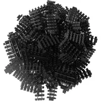 LEGO 7x4x6 stadsbestrating, zwart - 30134, NIEUW! Set van 2 stuks