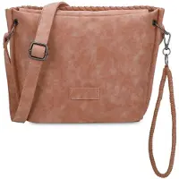 Fritzi aus Preußen schoudertas Luke03 Root Crossbody Bag Terra zalmroze