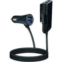 Celly 4 USB-A Autolader Met Uitbreiding 12W