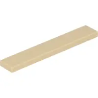 LEGO 1x6 tegels 6636 - 250 stuks, beige