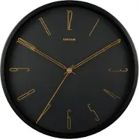 Karlsson Belle Numbers Wandklok | Ø35cm | Zwart