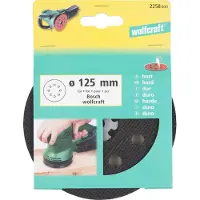 Wolfcraft Steunschijf | Standaard | Ø125mm | Hard | 1 stuk - 2258000