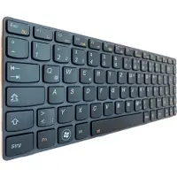 T-ProTek Schwarz - Toetsenbord met verlichting, compatibel met Lenovo Ideapad Y480
