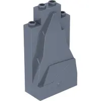 LEGO 2x4x6 Platte steen, Berg, Lichtgrijs - 47847, NIEUW! Aantal: 20x