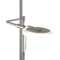 Steinhauer Vloerlamp Turound 2560ST LED staal met helder glas