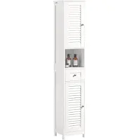 SoBuy Badkamer Kolomkast 170cm Wit FRG236-W