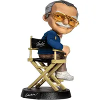 Iron Studios Stan Lee Mini Co. PVC-figuur, blauw shirt, versie, 14 cm, IS12769