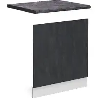 Vicco R-Line Frontpaneel – 60 cm WB Antraciet Zwart beton