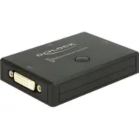 DeLOCK bi-directionele DVI schakelaar 2 naar 1 (4K 30Hz)