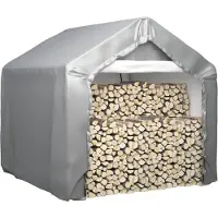 vidaXL Opslagtent 180x180 cm gegalvaniseerd staal grijs