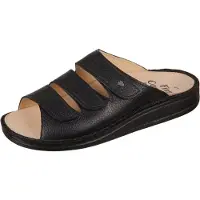 Finn Comfort Muiltjes 'Pantolette Herren 01508 055099 Echtleder in schwarz' zwart