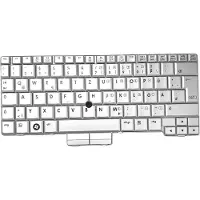 T-ProTek DUITS - Zilverkleurig toetsenbord met muispad voor HP EliteBook 2170p-B6Q15EA, 2170p-B8J81AW