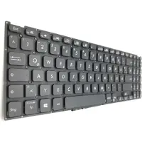 T-ProTek DUITSE - Toetsenbord, zwart, zonder rand, compatibel met Asus VivoBook 15 M509DA-EJ098T